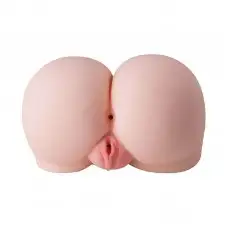 Masturbador Duplo Ânus e Vagina Formato Bumbum em Cyberskin Masturbador Duplo Ânus e Vagina Formato Bumbum em Cyberskin