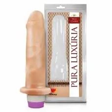 Pênis Realístico com Vibrador 17,4 cm x 4,1 cm