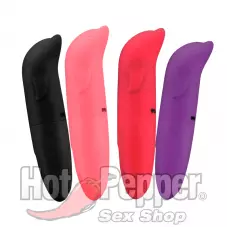 Vibrador Ponto G Aveludado Formato Golfinho Vibrador Ponto G Aveludado Formato Golfinho