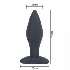 Plug Anal Cônico de Silicone Tamanho M