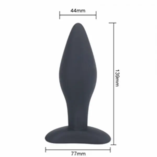 Plug Anal Cônico de Silicone Tamanho M