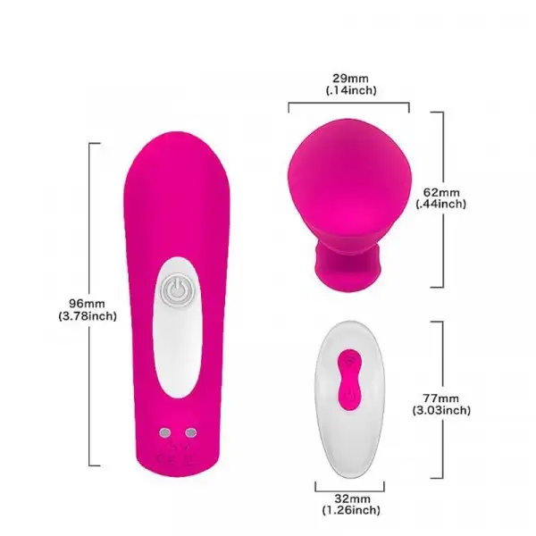 Vibrador para Casal com Controle Remoto Sem Fio Recarregável Wejoy RCT Vibrador para Casal com Controle Remoto Sem Fio Recarregável Wejoy RCT