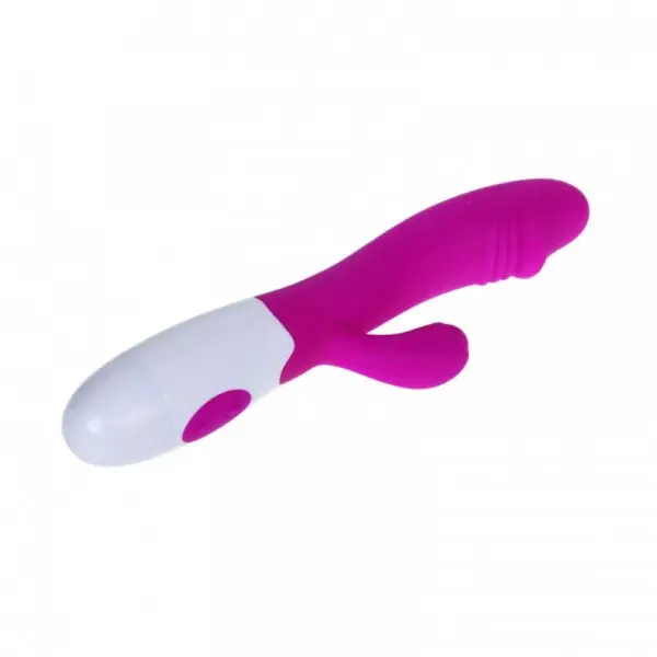 Vibrador Duplo de Silicone Snappy Pretty Love Vibrador Duplo de Silicone Snappy Pretty Love