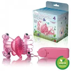 Estimulador Feminino Borboleta Mágica Rosa Estimulador Feminino Borboleta Mágica Rosa