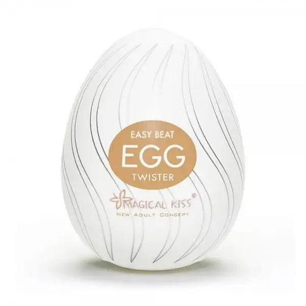 Masturbador Egg Magical Kiss - Twister Masturbador Egg Magical Kiss - Twister