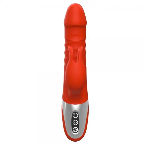 Fun Rabbit Vibrador Vai e Vem Recarregável com Estimulador de Clitóris Fun Rabbit Vibrador Vai e Vem Recarregável com Estimulador de Clitóris
