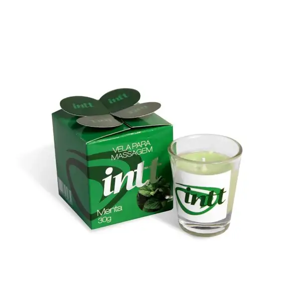 Vela Beijável Menta - Intt Vela Beijável Menta - Intt
