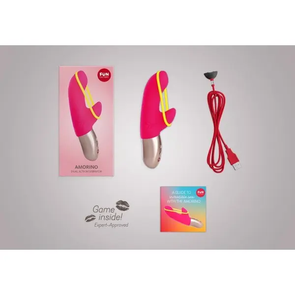 Vibrador Duplo de Silicone Amorino - Fun Factory