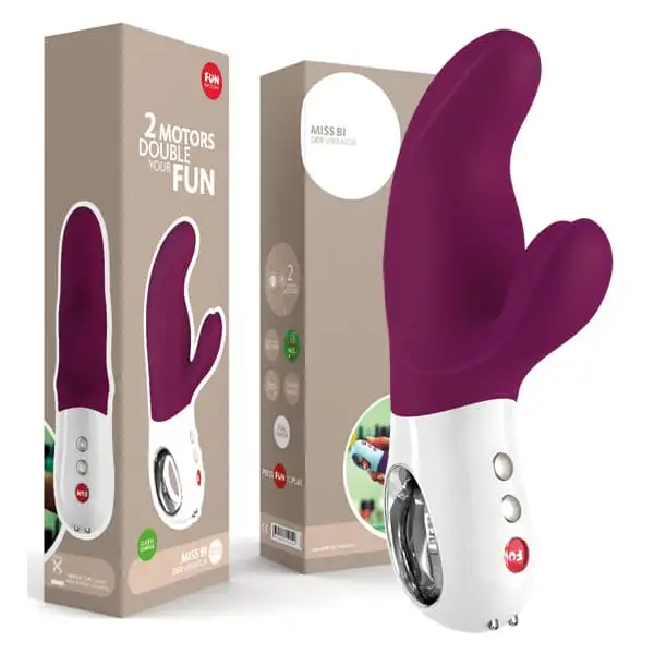 Vibrador Duplo em Silicone Miss Bi Fun Factory