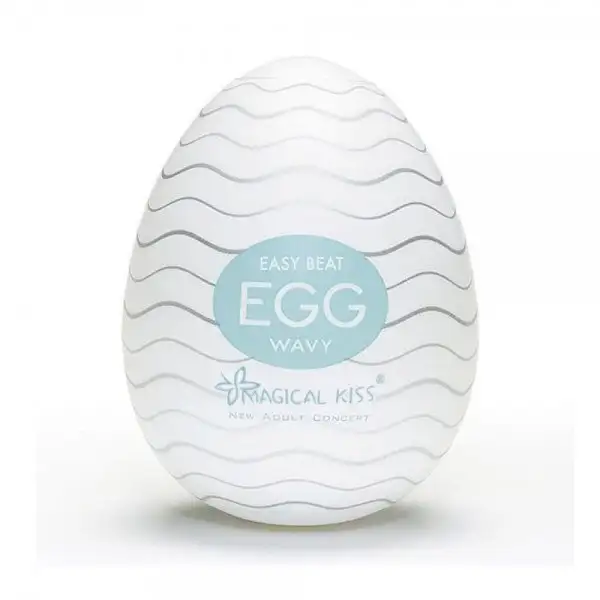 Masturbador Egg Magical Kiss - Wavy Masturbador Egg Magical Kiss - Wavy