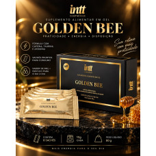 Golden Bee Intt Suplemento Afrodisíaco Taurina Arginina Cafeína 8 Sachês