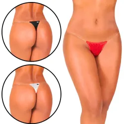 Calcinha Fio Dental Fantasma em Tule com Cintura em Silicone Calcinha Fio Dental Fantasma em Tule com Cintura em Silicone