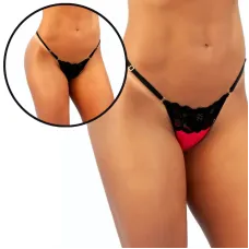 Calcinha Sexy Fio Dental com Argola em Cirrê Zumba
