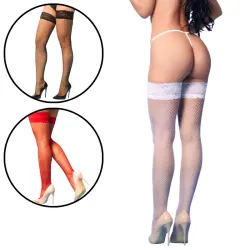 Meia-calça 7/8 Arrastão com Barra Rendada Yaffa