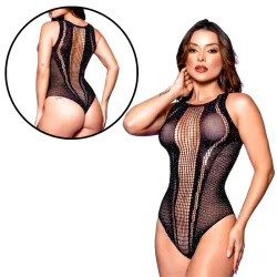 Body Sensual Arrastão com Strass Yaffa