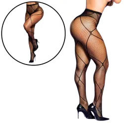 Meia-Calça Feminina Transparente Vazado Yaffa