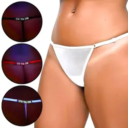 Calcinha com Frase Cu Ta On Brilha no Escuro Yaffa