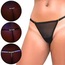 Calcinha com Frase Me Fode Brilha no Escuro Yaffa