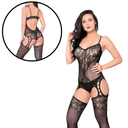 Macacão Bodystocking sem Mangas Maya Macacão Bodystocking sem Mangas Maya
