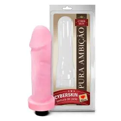 Pênis em Cyber Skin com Vibro - 18x5cm Pênis em Cyber Skin com Vibro - 18x5cm