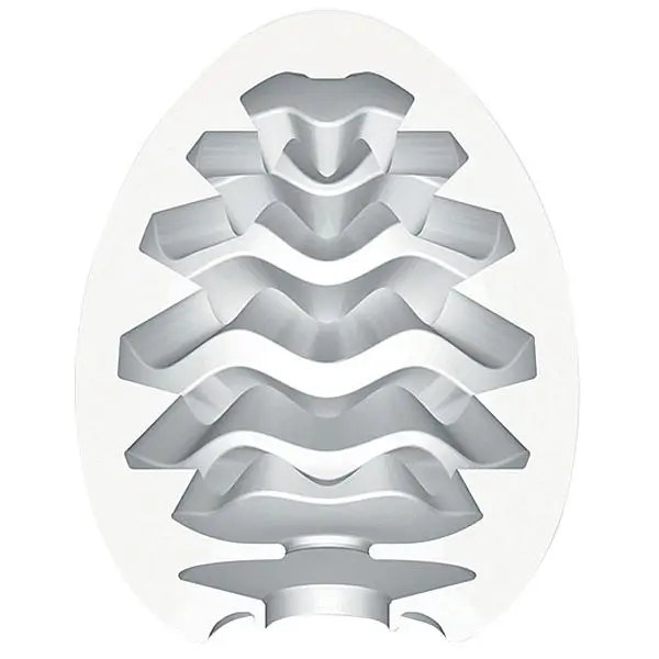 Masturbador Egg Magical Kiss - Wavy Masturbador Egg Magical Kiss - Wavy