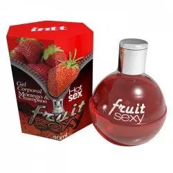 Gel Beijável Fruit Sexy Morango com Champanhe Gel Beijável Fruit Sexy Morango com Champanhe