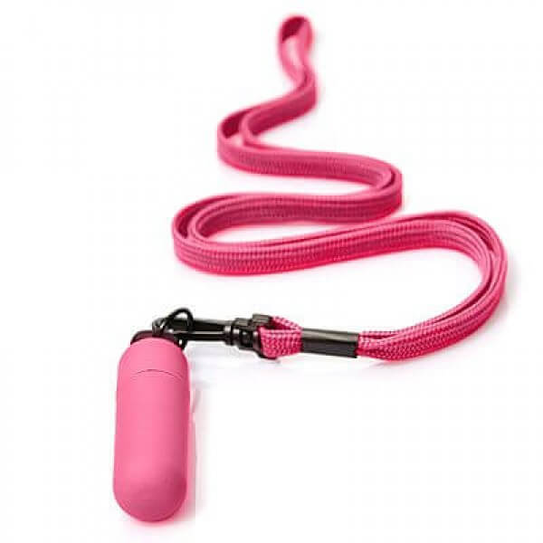 Um vibrador bullet pequeno, perfeito para ser carregado na bolsa.