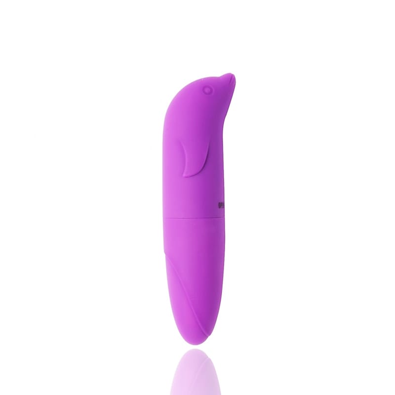 Vibrador Ponto G Aveludado Formato Golfinho