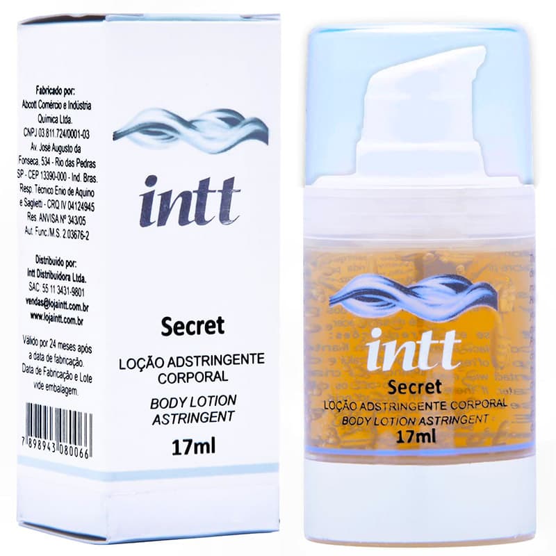 Adstringente Redutor do Canal Vaginal Secret - Intt