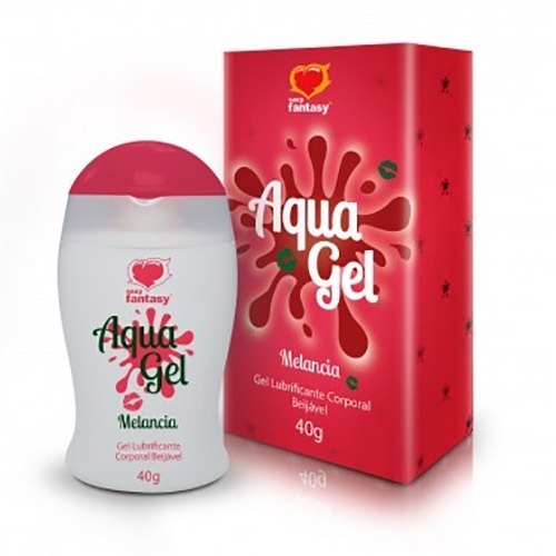 AquaGel Lubrificante Íntimo Beijável Melancia AquaGel Lubrificante Íntimo Beijável Melancia