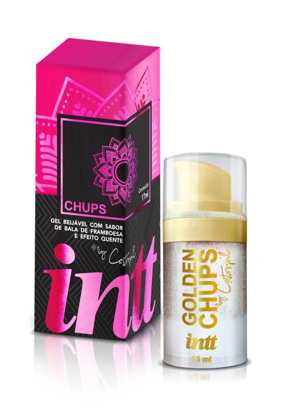 Golden Chups by Castropil Gel para Sexo Oral Framboesa Soft Hot