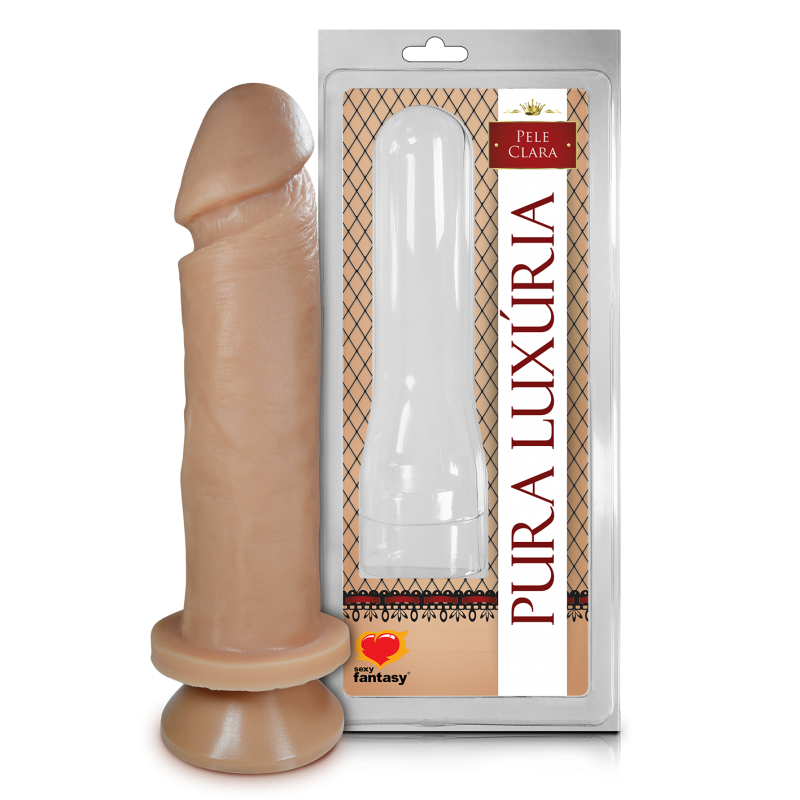 Hot Pepper Sex Shop onnline | Pênis Realístico 17 cm x 4 cm com Ventosa Um pênis realístico com ventosa de silicone e plastisol. Uma ótima opção pra quem quer ter mais prazer durante a masturbação