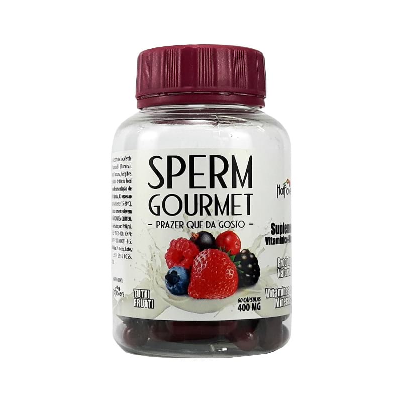 SPERM GOURMET SUPLEMENTO VITAMÍNICO MINERAL DE TUTTI FRUTTI SPERM GOURMET SUPLEMENTO VITAMÍNICO MINERAL DE TUTTI FRUTTI