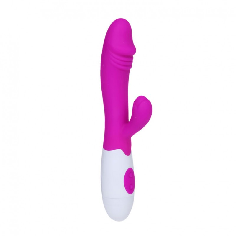 Vibrador Duplo de Silicone Snappy - Pretty Love