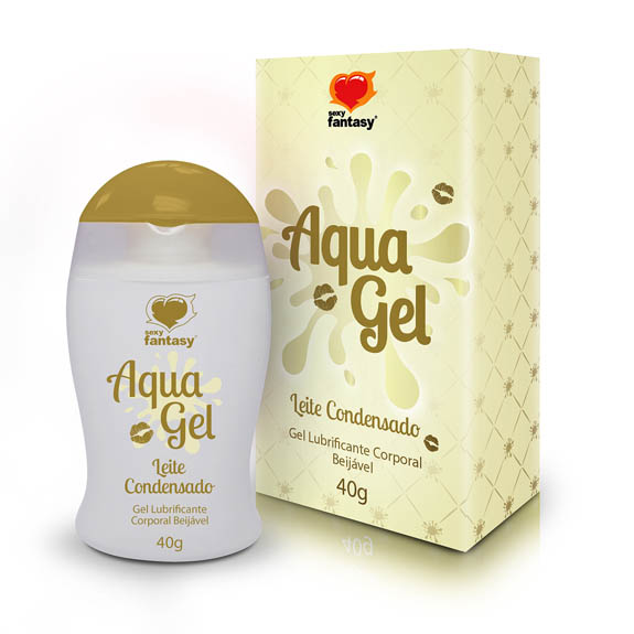 Lubrificante íntimo AquaGel de Leite Condensado