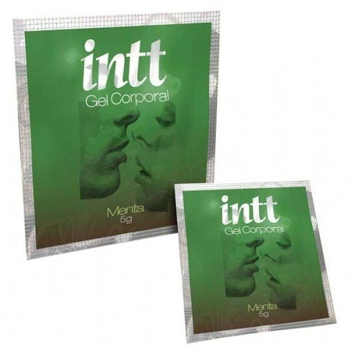 Gel Beijável Menta Fruit Sexy Intt Sachê 5g Gel Beijável Menta Fruit Sexy Intt Sachê 5g